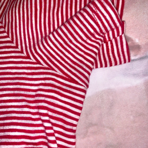 Gap Red Stripe Wrap Shirt - Picture 5 of 8